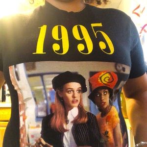 1995 clueless black tee shirt